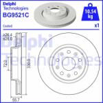 DELPHI Disc frana DELPHI BG9521C (BG9521C) - automobilus
