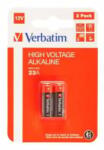 Verbatim Premium 23AE/A23/MN21 tartós alkáli elem 2db(49940)