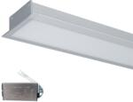 ELMARK Led ПРОФИЛ ЗА ВГРАЖДАНЕ s77 24w 4000k 600mm СИВ+АВАРИЕН БЛОК (99bm604024/gre)