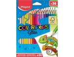Maped Creioane Colorate, Color Peps Star, 36 culori/set, FSC, Maped 832017FC