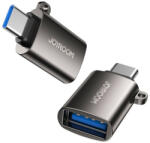 Joyroom Adaptor Portabil USB la Type-C - JoyRoom (S-H151) - Black (6941237149114)