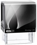COLOP Bélyegző IQ20 Printer Line Colop átlátszó fekete ház/fekete párna (50007)