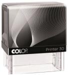 COLOP Bélyegző IQ30 Printer Line Colop átlátszó fekete ház/fekete párna (50008)