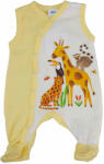  Ujjatlan baba rugdalózó Szafari mintával - babatappancs