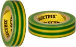 Anticor Bandă izolatoare electrică din PVC 15mm x 10m impermeabilă Anticor 211 galben verde