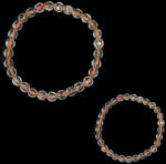  Bratara din Citrin Natural - Diametru 54 mm - Rotunda Fatetata 5, 5-6 x 5, 5-6 mm - 1 Buc