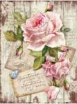  Vintage rózsa keresztszemes kreatív készlet (11 ct)