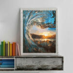 Pictorul Fericit Sea Sunset - Pictură pe numere Panza pictura