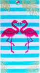  Flamingo Gold Zöld strandtörölköző