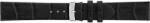Morellato Curea pentru ceas Neagra, Morellato Clean Recycled Leather Fiber - 18mm, 20mm, 22mm (A01X5754D80019CR)