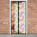 Garden of Eden Mágneses függöny ajtóra 100x210 cm - színes pillangós (11398K)