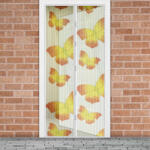 Garden of Eden Mágneses függöny ajtóra 100x210 cm - sárga pillangós (11398L)