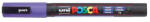 uni Dekormarker, 0, 9-1, 3 mm, UNI Posca PC-3ML, fényes lila (TUPC3MLL) (285353000)
