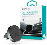 DEVIA Circle Series mágneses autós tartó szellőzőrácsba - szürke/fekete