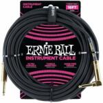 Ernie Ball P06086-EB Fekete 5, 5 m Egyenes - Pipa