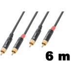 PD CONNEX CX94-6 sztereo jelkábel (2x RCA - 2x RCA) - (6 m) (177095)