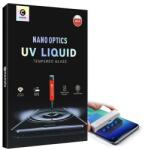  Samsung Galaxy S22 Ultra 5G SM-S908, Kijelzővédő fólia, ütésálló fólia (az íves részre is! ), Tempered Glass (edzett üveg), UV lámpával, 3D Full Cover, Mocolo UV Liquid, Clear