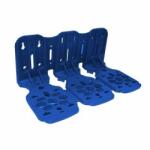 Aquafilter Konzol - tripla kék műanyag, pumpás RO és 10"-os szűrőházakhoz (Aquafilter)