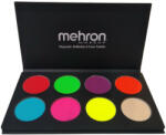 Mehron Paradise Makeup AQ - 8 szín paletta - Neon UV Glow