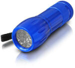 ERBA kék alumínium LED zseblámpa 12 LED (25514)