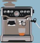  Festés számok szerint - Kávéfőző Méret: 30x30cm, Keretezés: Keret nélkül (csak a vászon)
