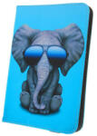  Univerzális tablet könyvtok, mintás, 9"-10", Elephant