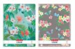 Herlitz Bloc notes Herlitz Ladylike A4, 80 de coli, liniat, cu motive junglă și fluture