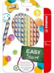 STABILO Creioane triunghiulare STABILO EASYcolors pentru stângaci, 12 buc