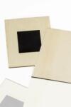  Placă din lemn pentru magnet frigider, 57x57mm (Placă din lemn pentru magnet frigider + magnet)