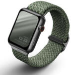UNIQ Apple Watch 4/5/6/7/SE, okosóra szíj, zöld, fonott, 38/40/41mm, UNIQ - bluedigital