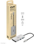 Club 3D Hub USB CLUB 3D USB Gen2 Type-C PD Charging to 2x Type-C 10G ports and 2x USB Type-A 10G ports (CSV-1543)