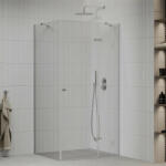 Mexen Roma 90x110 aszimmetrikus szögletes nyílóajtós zuhanykabin (854-090-110-01-00)