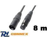 PD CONNEX CX35-8 jelkábel (XLR mama - XLR papa) - (8 m) (1392)
