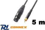 PD CONNEX CX54-5 jelkábel (RCA - XLR mama) - (5 m) (1499)