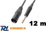 PD CONNEX CX38-12 jelkábel (6, 3 mm Jack - XLR papa) - (12 m) (1471)