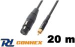 PD CONNEX CX54-20 jelkábel (RCA - XLR mama) - (20 m) (1505)