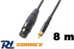 PD CONNEX CX54-8 jelkábel (RCA - XLR mama) - (8 m) (1501)
