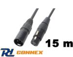 PD CONNEX CX100-15 DMX kábel (XLR mama - XLR papa) - (15 m) (1575)