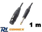 PD CONNEX CX40-1 jelkábel (6, 3 mm Jack - XLR mama) - (1 m) (1387)