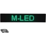M-LED ID-16x96G (16x96 cm) BELTÉRI LED fényújság (ZÖLD) (2488)