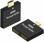 mobilNET HDMI elosztó 1080P MAX Színes, fekete