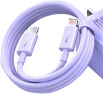Baseus Kábel- Lightning / Type-C (USB-C) lila gyorstöltő kábel 1m, 20W