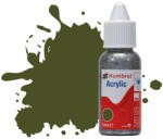 Humbrol Acrylic - Matt Olive Drab - Matt (155) 14ml (DB0155) (DB0155)