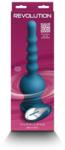  Forgó letapasztható vibrátor Revolution Hurricane Teal