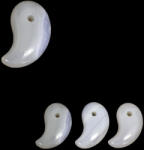  Pandantiv Calcedonie Albastra Minerala Naturala 29-35 x 17-18 mm - 1 Buc