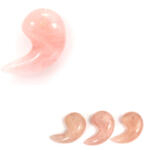  Pandantiv Cuart Roz Mineral Natural 29-35 x 17-18 mm - 1 Buc