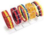  Set 5 curele de ceas NATO colorate - 18mm, 20mm, 22mm - WZ5289 (WZ5289)