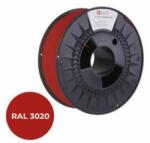 Compatible Snur de imprimare (filament) C-TECH PREMIUM LINE, PETG, roșu trafic, RAL3020, 1, 75 mm, 1 kg 3DF-P-PETG1.75-3020