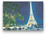 Számfestő Eiffel Torony Kivilágítva - számfestő készlet (6663)