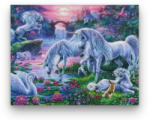 Számfestő Unikornis világ - előszínezett számfestő készlet (40x50cm) (R43115-132-2)